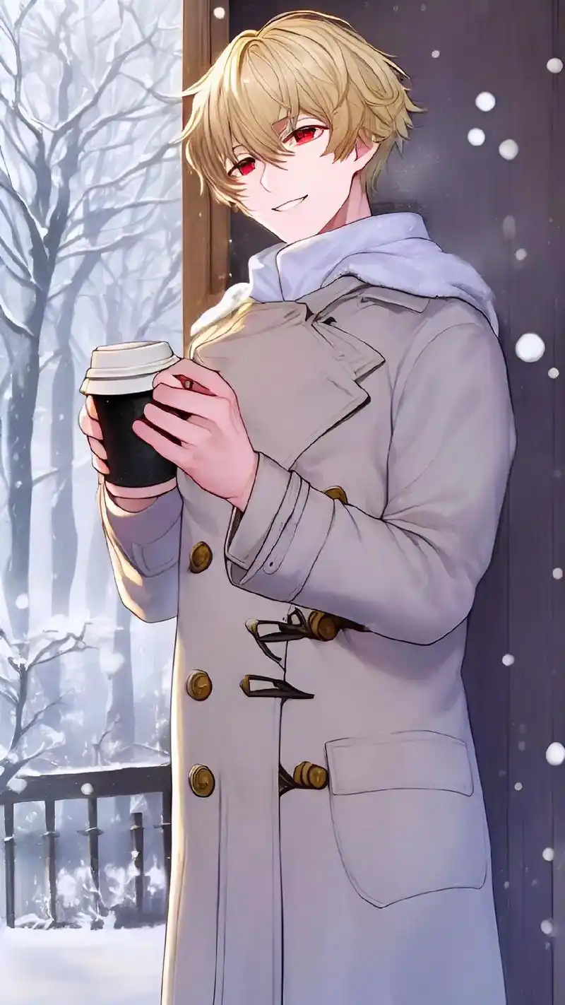 微笑着的金色短发男孩#抖音图文来了 #二次元 #男孩 男孩 - 抖音