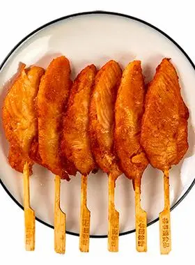 清真川香鸡柳冷冻烧烤油炸小吃半成品速食家庭装25串950g顺丰包邮