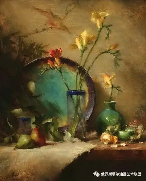 美国艺术家大卫·鲍伊静物油画作品欣赏_水粉_零二七艺考
