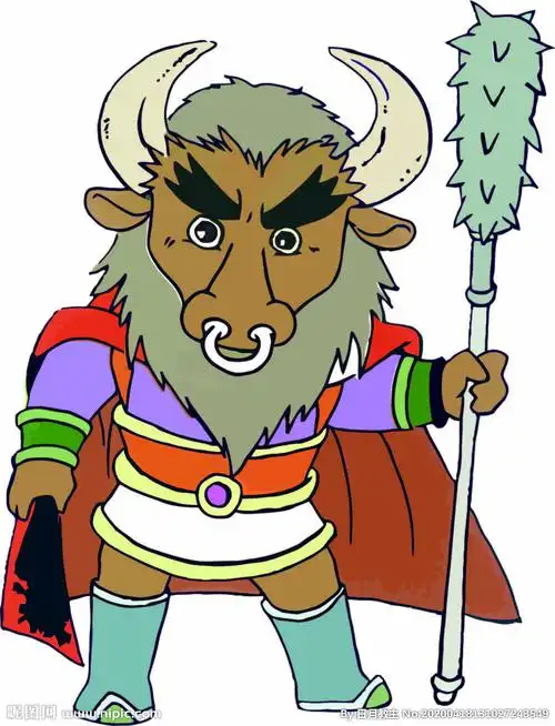 牛魔王卡通形象图片