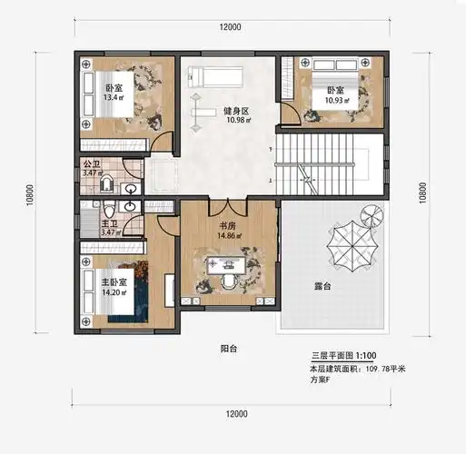 新中式三层别墅设计图平面图