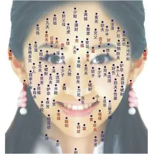 男人女性面部全身痣相图解大全