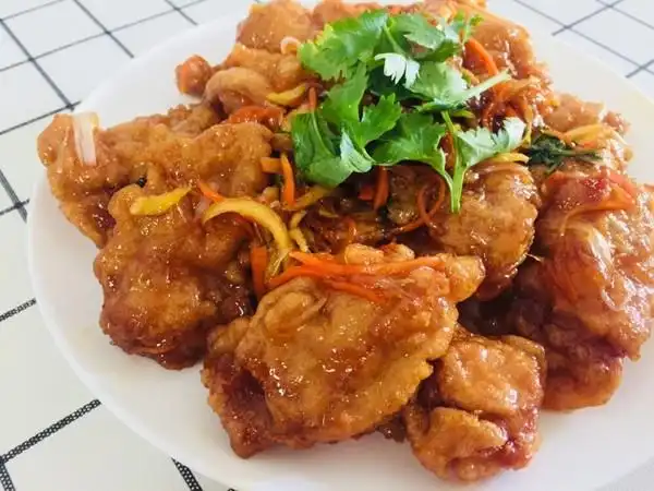 家常菜 东北锅包肉 王小桃26做的东北锅包肉 里脊,淀粉,胡萝卜,葱