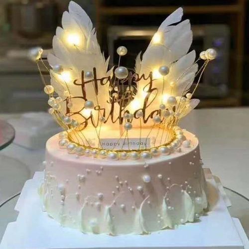 网红创意芭蕾舞公主羽毛女友生日蛋糕全国同城配送新鲜蛋糕