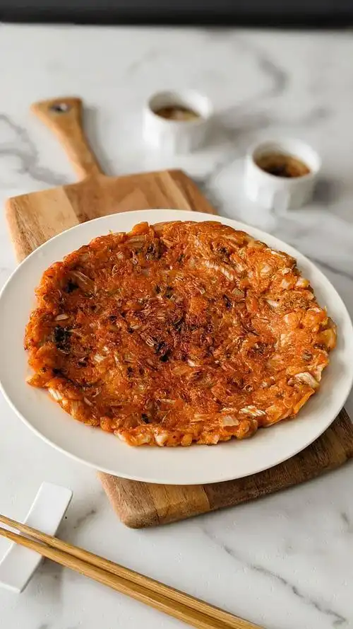 原创韩式泡菜煎饼超酥脆的5个秘密在家也能煎出餐厅等级泡菜煎饼