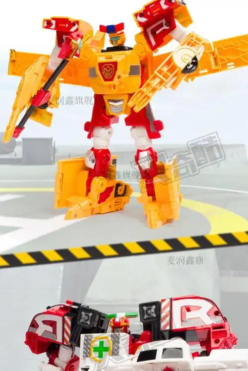 咖宝车神玩具兽王盖世四合体重装巨人变形机器人多关节可动雄鹰霍克