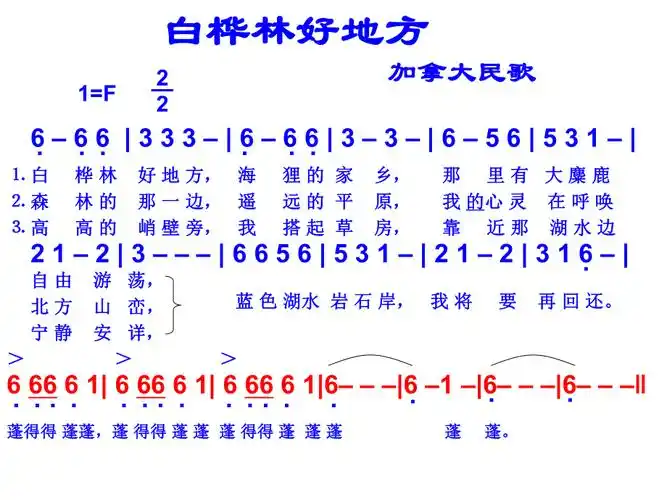 白桦林好地方课件