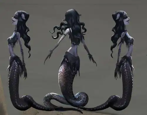 第五人格新监管者"梦之女巫"蛇女造型曝光,红蝶:我有危机感了