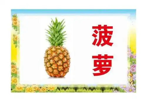 幼儿识字卡水果篇.ppt