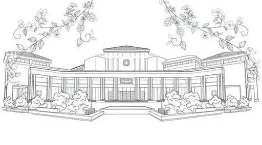 教学楼简笔画立体清华大学简笔画校园简笔画图片大全校园的画法步骤