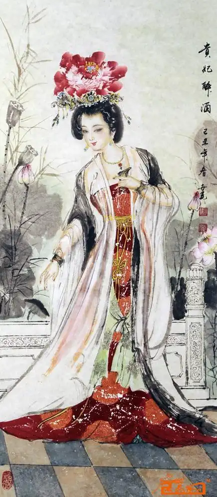 人物名家 徐世昆 - 贵妃醉酒