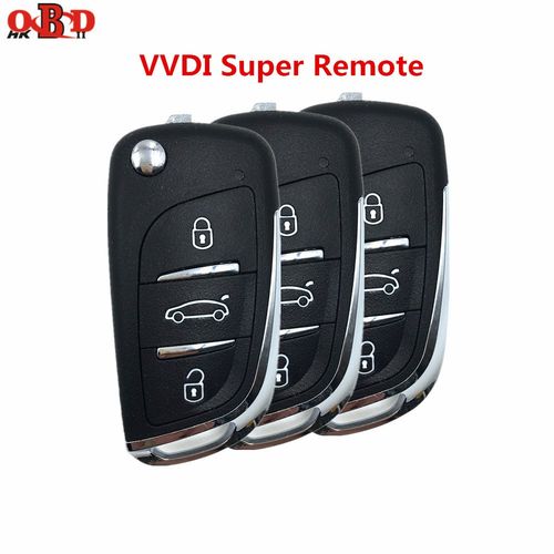 xhorse 1/3/10pcs niversal 3 buttons super remote car keys fo