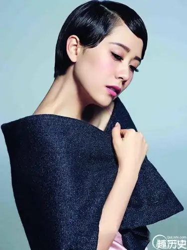 海清薄纱透视复古写真 俏丽短发诠释性感(3/5)