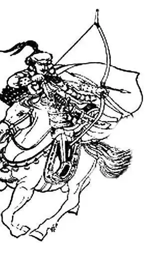 骑马的匈奴简笔画