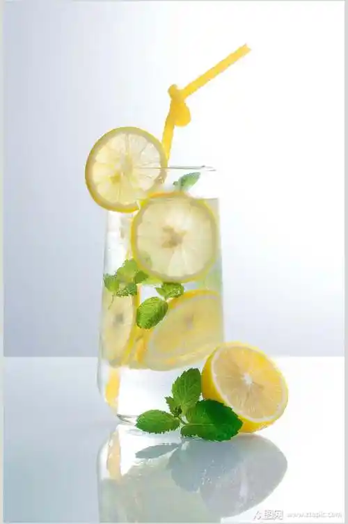夏日冷饮柠檬水高清图片
