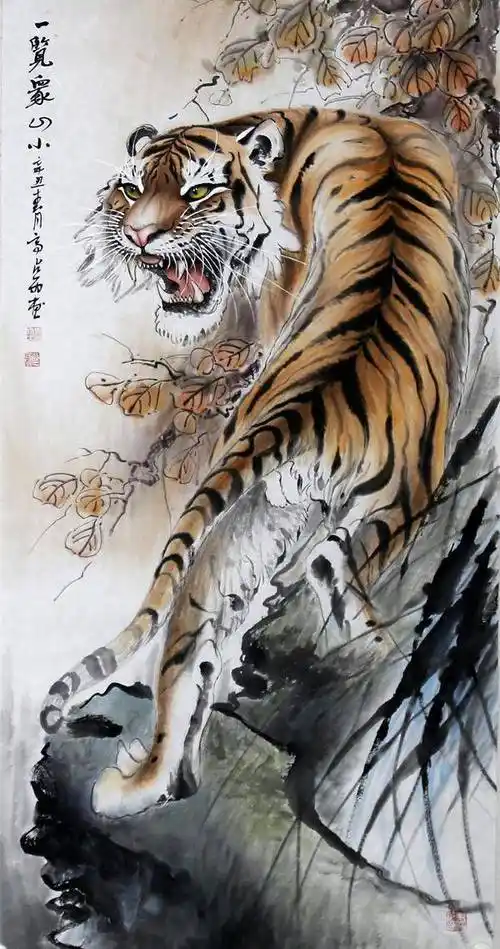 当代画虎第一人——高占雨_中国_老虎_美术