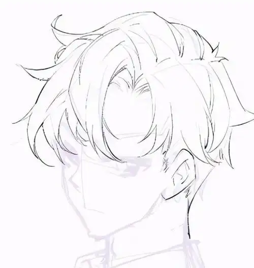 动漫男生这样画,太简单了吧!不是有手就行吗?