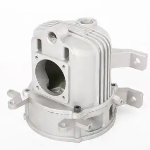 小型空压机气泵配件 无油空气压缩机风利箱体 铝件曲轴箱