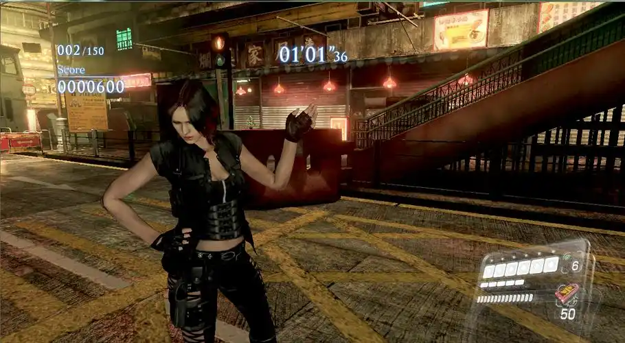 生化危机6 服装 海伦娜mod红发黑色服装 截图