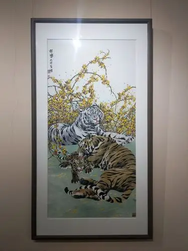 请欣赏中国画虎大师田茂怀老师作品展示