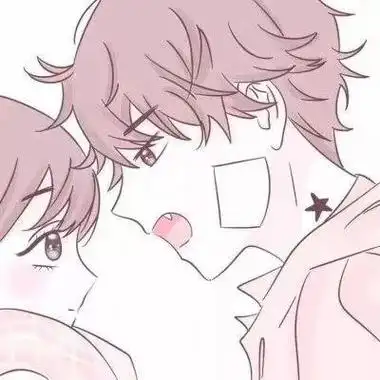 2020抖音最火的情侣头像一人一半情侣专用抖音情头动漫可人卡通头像