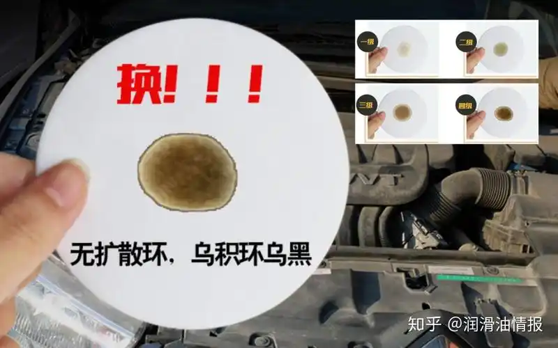 机油试纸使用方法:取出机油尺,往机油纸上滴几滴,静置一天等待机油