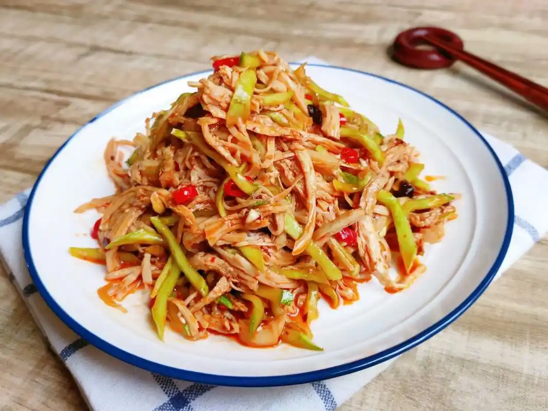 将"减肥"进行到底,"凉拌鸡丝",胖哥减脂菜系列