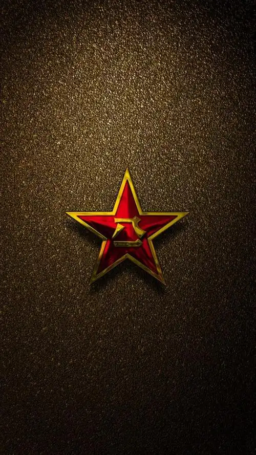 八一军徽金色磨砂背景,锁屏图片,高清手机壁纸,节日-回车桌面