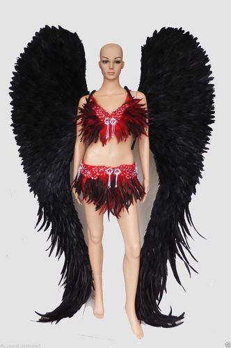 定制黑色维密天使成人大翅膀走秀道具羽毛摄影拍照写真网红打卡