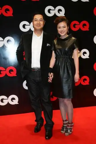 《gq》创刊派对红毯秀-曹伟明先生与主持人陈辰