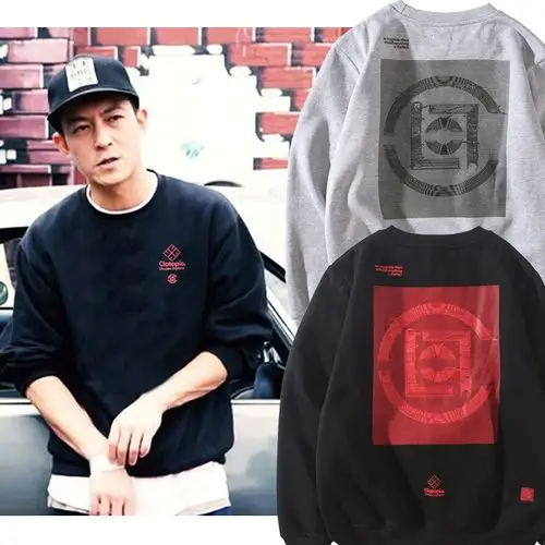 陈冠希clot藤原浩联联名中国同款限定纯棉加绒卫衣