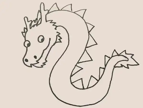 简单好画的龙简笔画