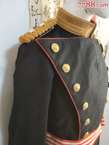 二战日本日军陆*大礼服整套军服军帽军裤原品