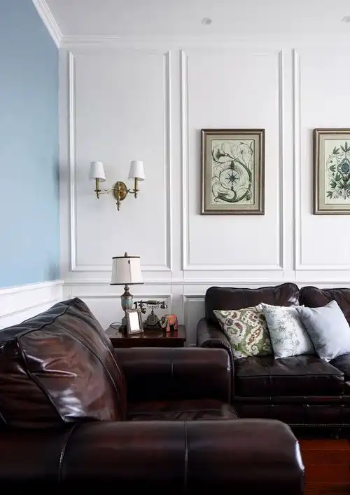 沙发背景墙图片大户型新古典主义装修沙发背景墙图片二居室现代简约家