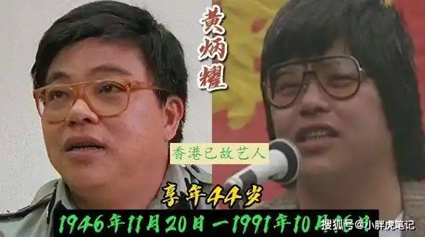 18位香港已故艺人最年长的一位享年65周岁最小的一位年仅18周