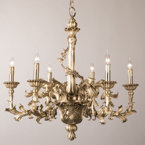 欧式古典复古脱蜡花枝全铜吊灯巴洛克客厅吊灯高档卧室吊灯