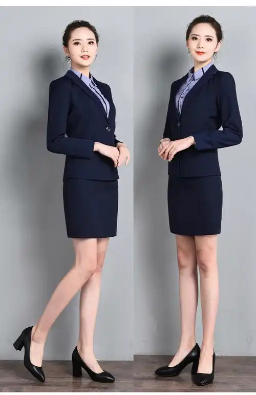 高跟鞋女黑色职业粗跟工作鞋礼仪学生面试空乘空姐上班正装皮单鞋广赫