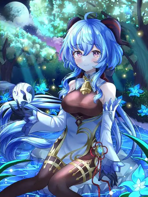 美图搬运原神角色图甘雨