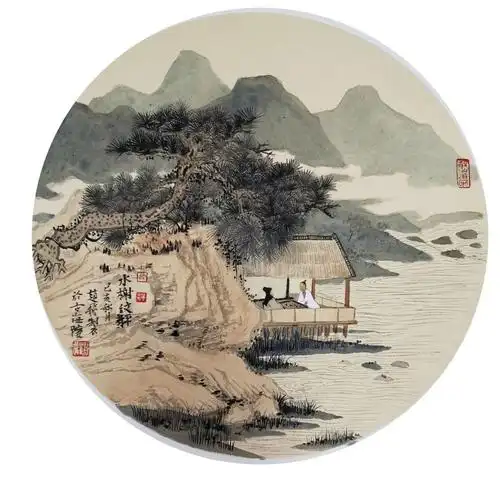 赵飞·国画《山水小品》