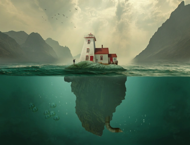 【孤岛】ps合成|平面|其他平面|唯岸明雪 - 临摹作品 - 站酷 (zcool)