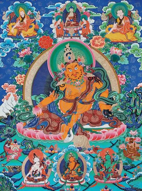 0037 红财神唐卡