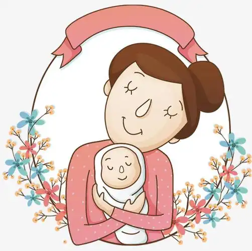 母婴温馨卡通