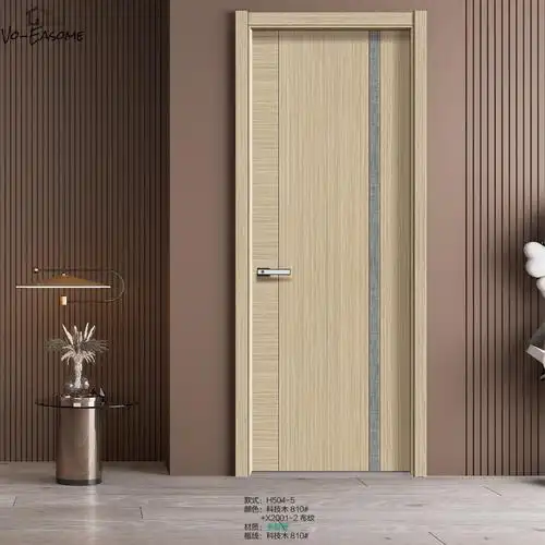 厂家直供多层实木门免漆2021年新款室内门房间门隔音简约现代酒店