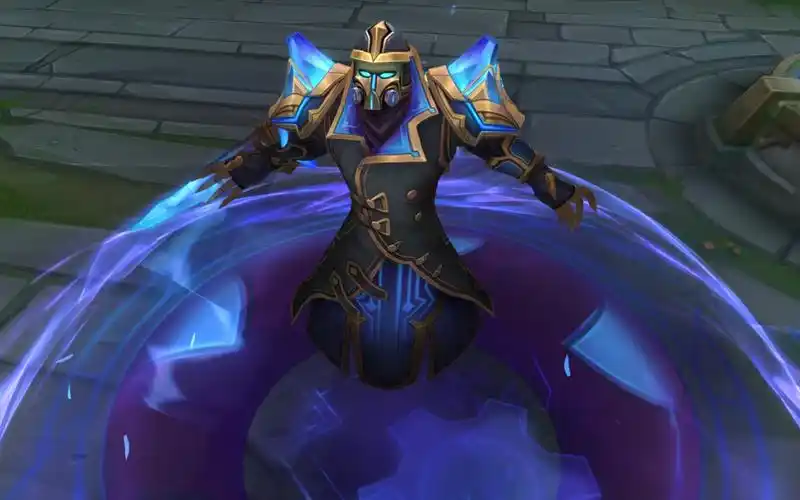 海克斯科技卡萨丁鉴赏~r技能特效范围超大!