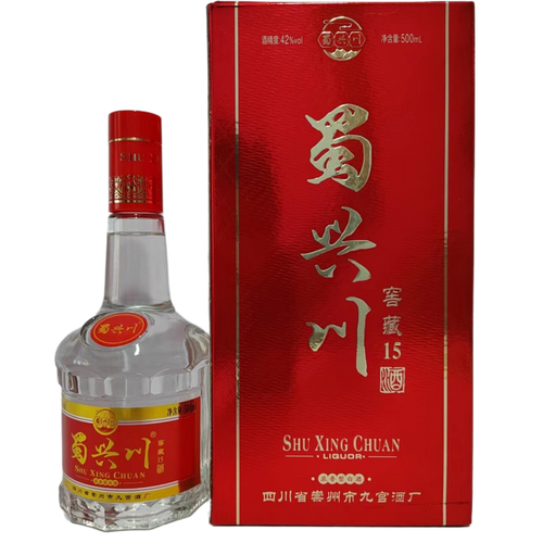 柔和42度五粮浓香型大曲纯口粮白酒蜀兴川固态发酵窖藏礼盒装优级