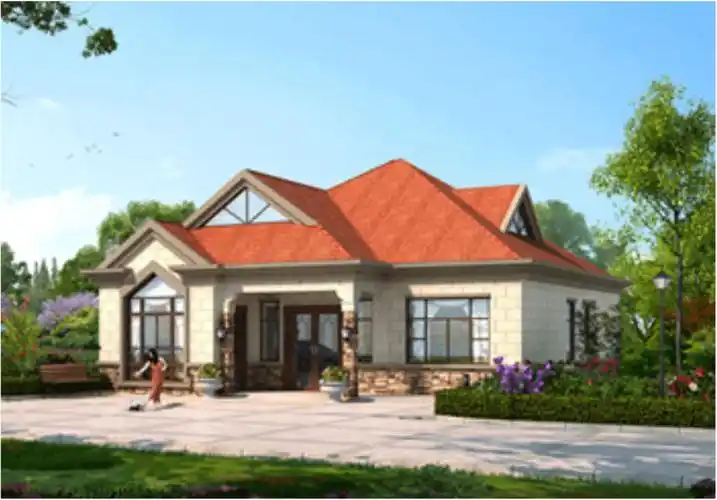 效果图纸农村平房设计方案怎么做比较好呢自建用5套新农村时尚平房