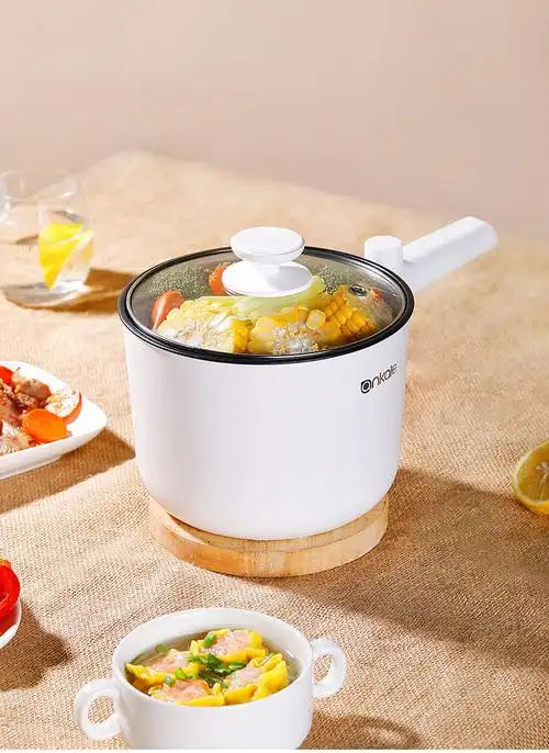 ankale电煮锅宿舍学生小电锅多功能宿舍用小锅子单人小功率煮面锅