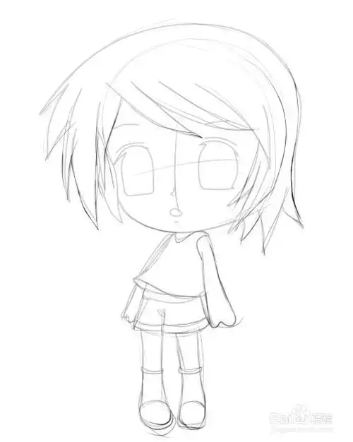 卡通人物626简笔画