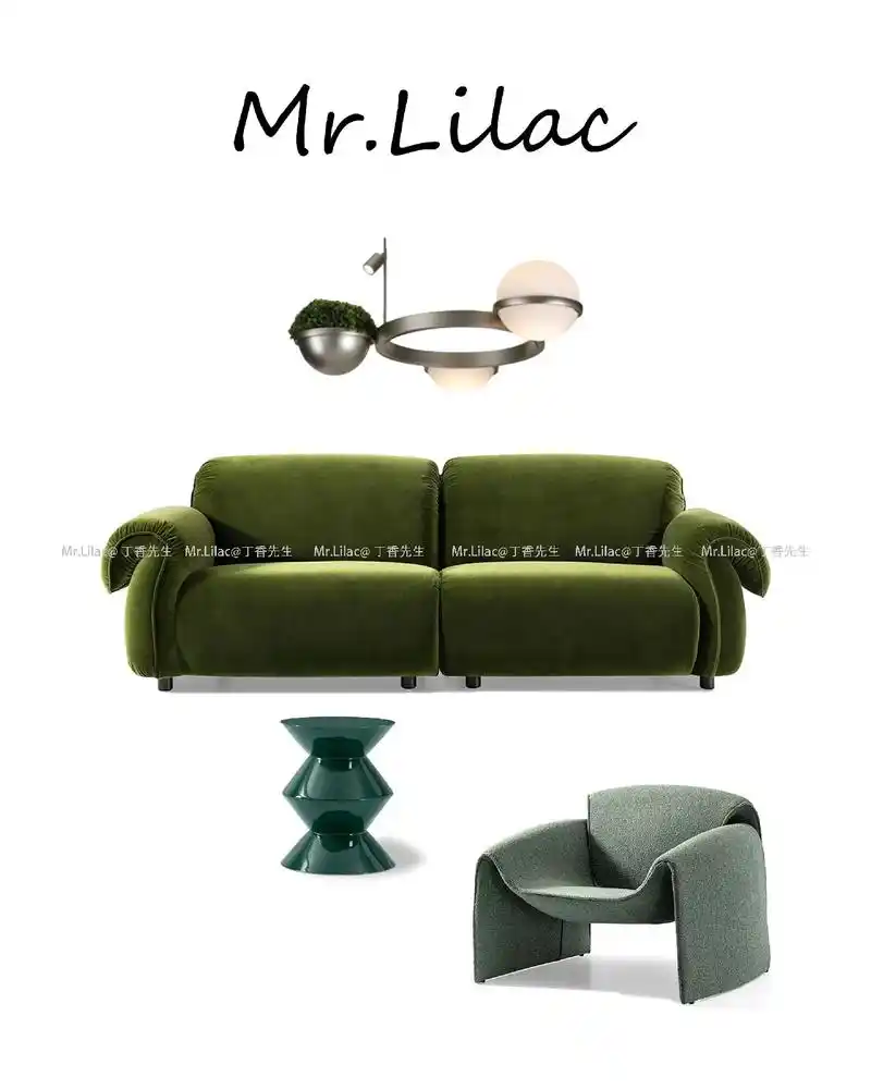 78 icon八爪鱼沙发|法式墨绿色配色.78 向传统设计致敬的 - 抖音