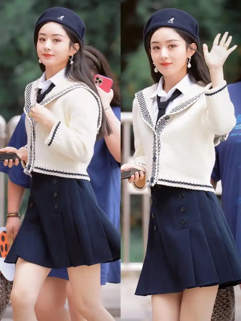 哇!看到了赵丽颖的上班穿搭,真的让我惊艳到了.